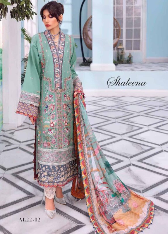 afsana by anaya luxury festive lawn collection 2022 al22 02 shaleena 1 1